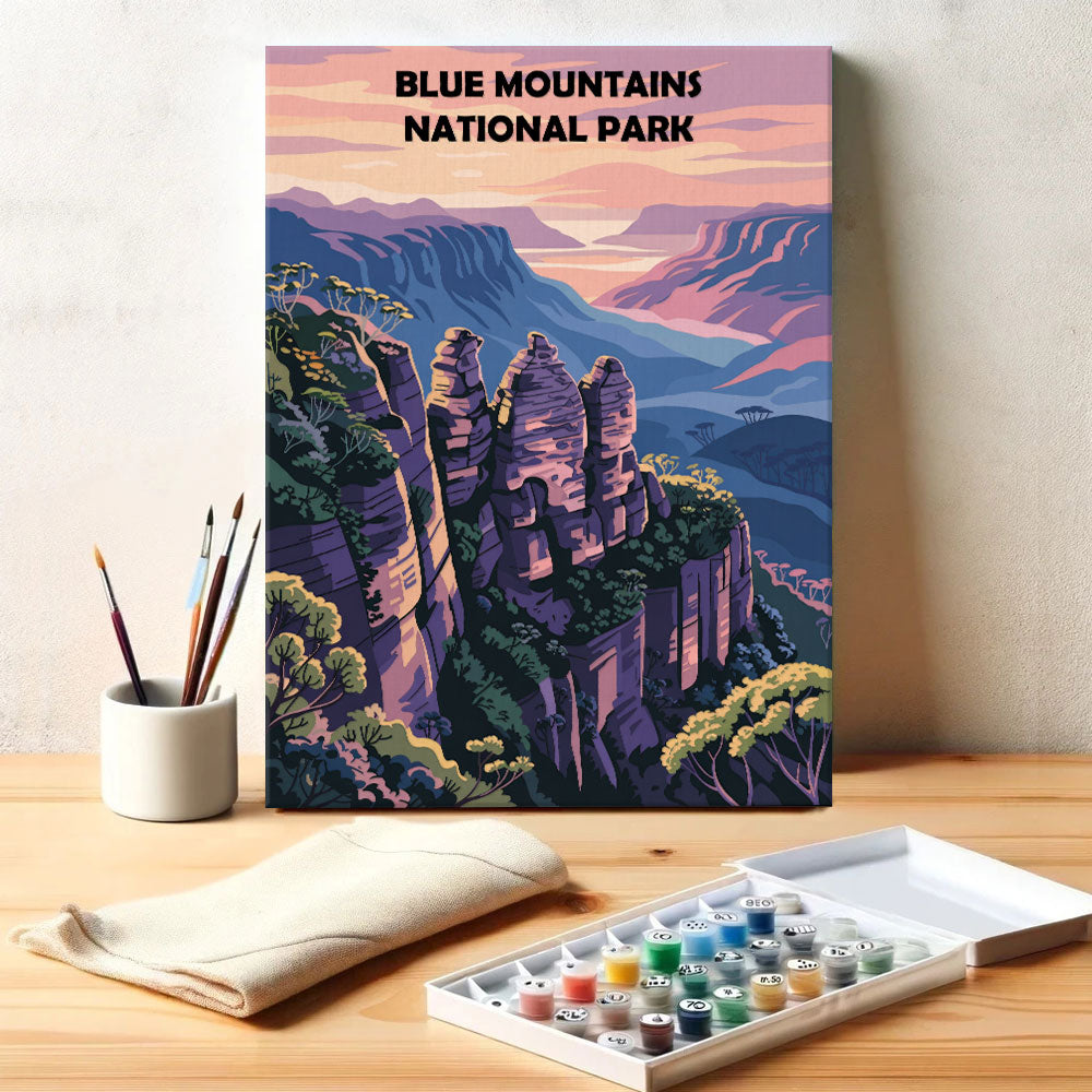Blue Mountains AU National Park | Paint by Numbers Kit