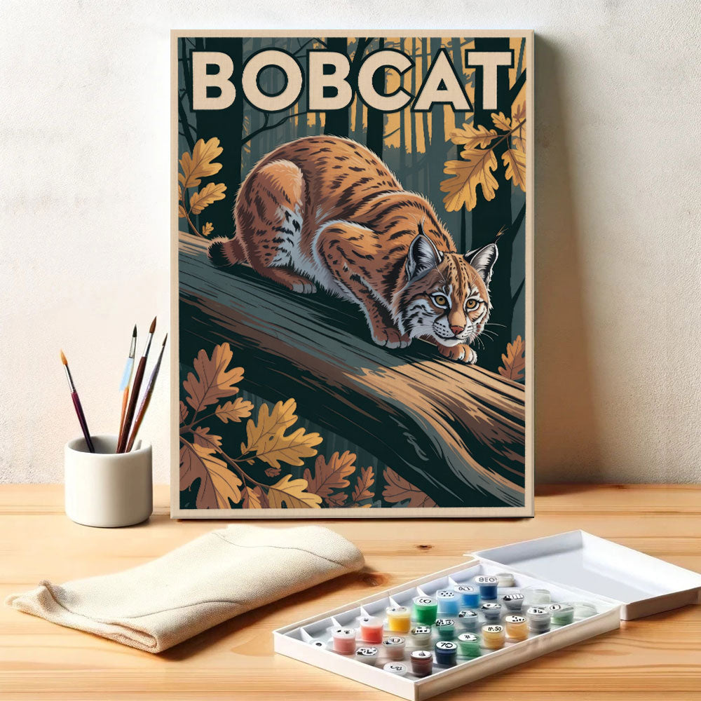 Bobcat - National Park Wildlife | Paint by Numbers Kit
