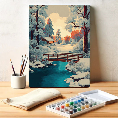 Bridge Crossing | Paint by Numbers Kit