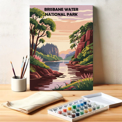 Brisbane Water AU National Park | Paint by Numbers Kit