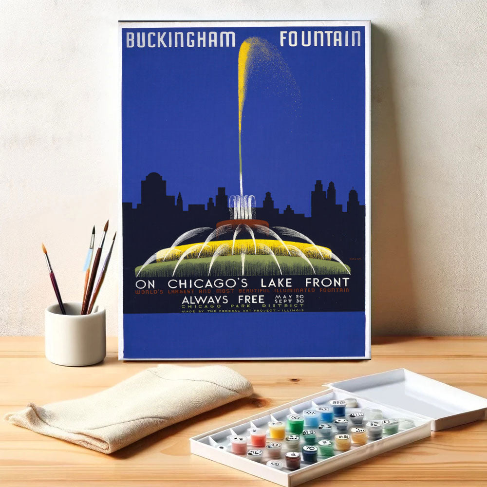Buckingham Fountain - US Poster