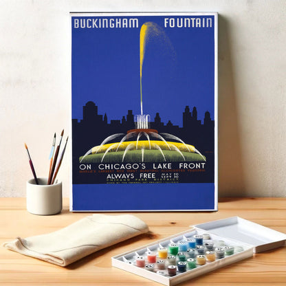Buckingham Fountain - US Poster