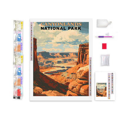 Canyonlands National Park Diamond Painting (Vintage Edition)