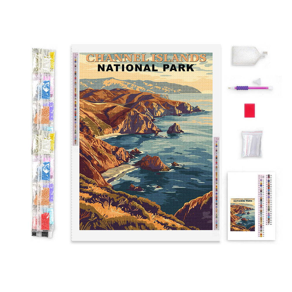 Channel Islands National Park Diamond Painting (Vintage Edition)