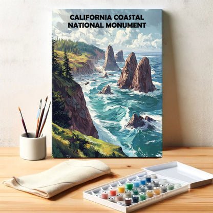 California Coastal National Monument | Paint by Numbers Kit