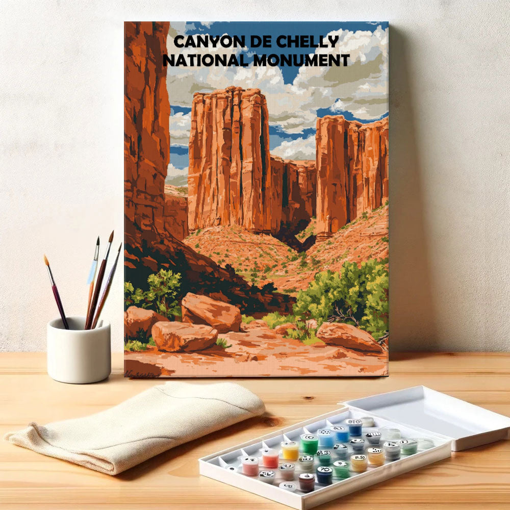 Canyon de Chelly National Monument | Paint by Numbers Kit