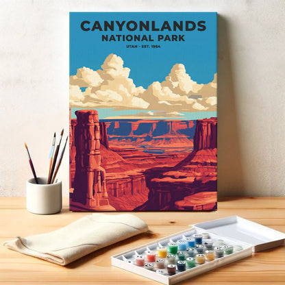 Canyonlands National Park Heritage Edition | Paint by Numbers Kit