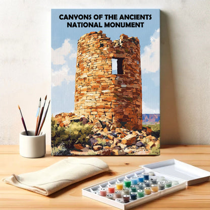 Canyons of the Ancients National Monument | Paint by Numbers Kit