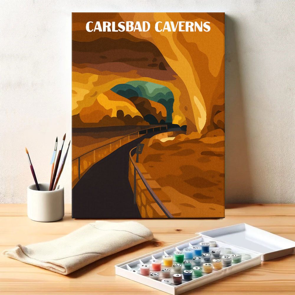 Carlsbad Caverns National Park Beginner | Paint by Numbers Kit
