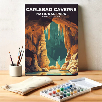 Carlsbad Caverns National Park Heritage Edition | Paint by Numbers Kit