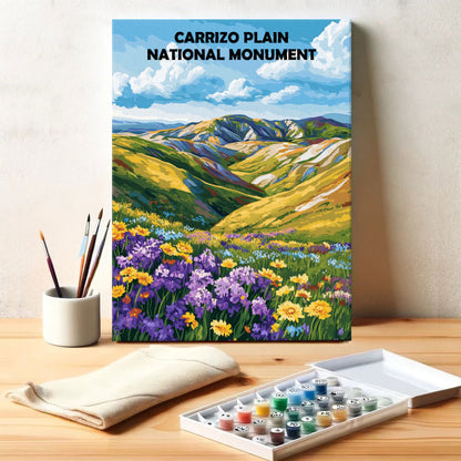 Carrizo Plain National Monument | Paint by Numbers Kit