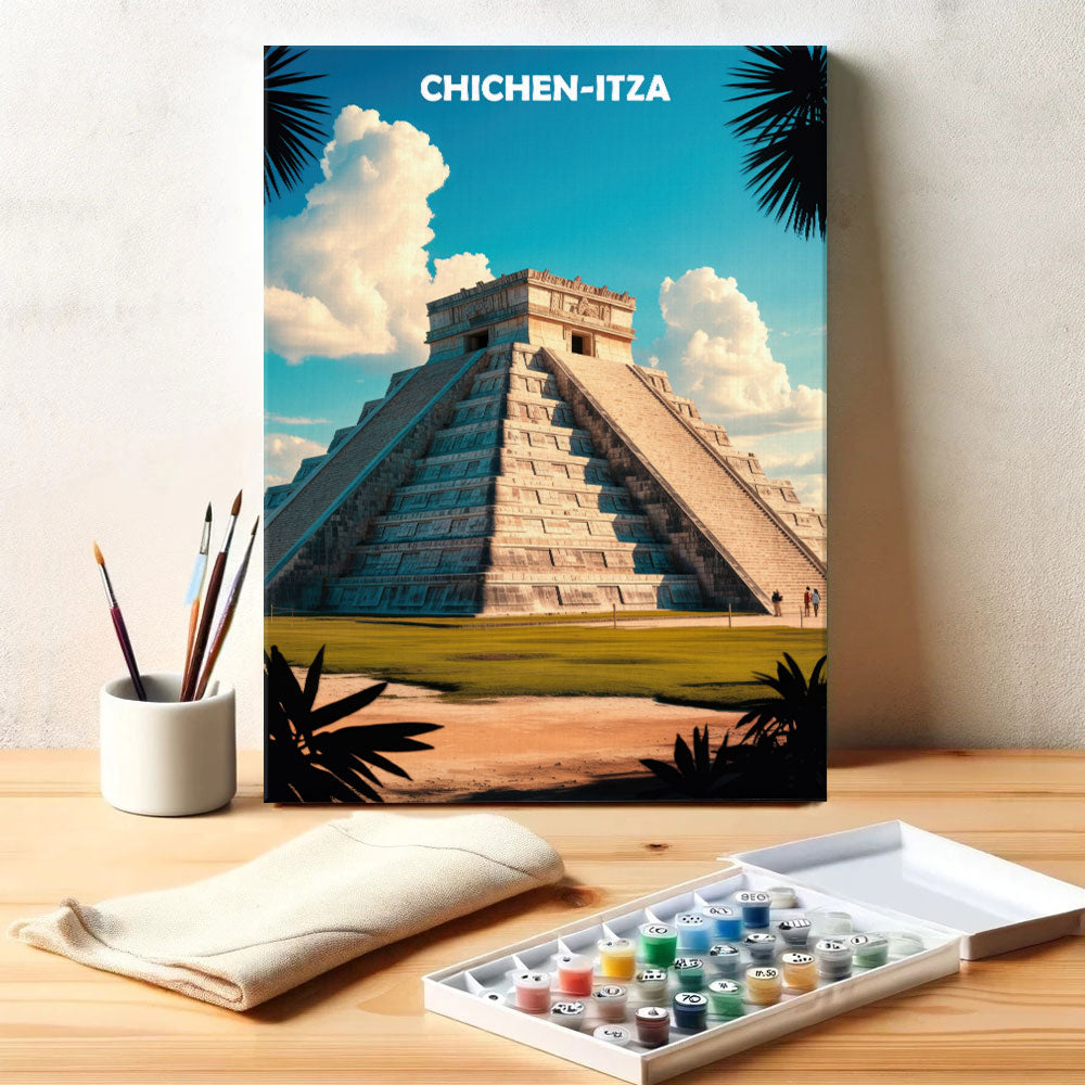 Chichen-Itza, Mexico - World Heritage | Paint by Numbers Kit