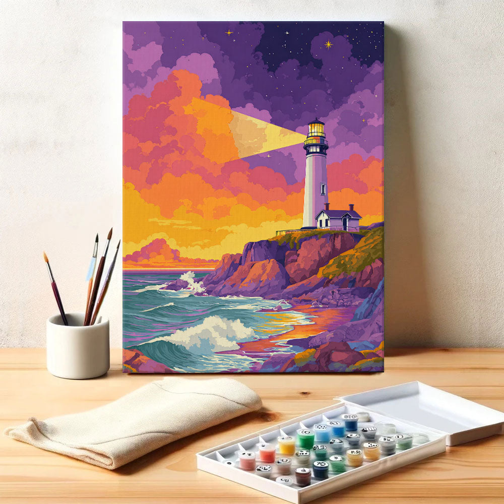 Coastal Beacon | Paint by Numbers Kit