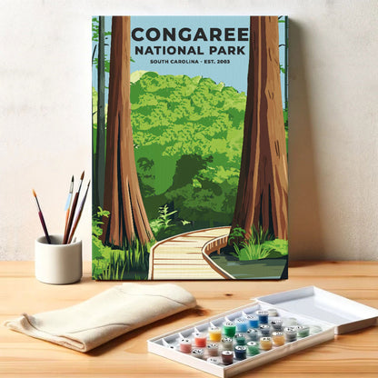 Congaree National Park Heritage Edition | Paint by Numbers Kit