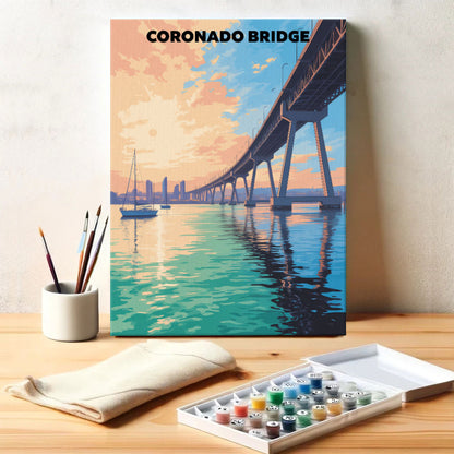 Coronado Bridge, USA | Paint by Numbers Kit