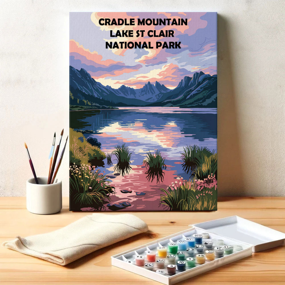 Cradle Mountain - Lake St Clair AU National Park | Paint by Numbers Kit