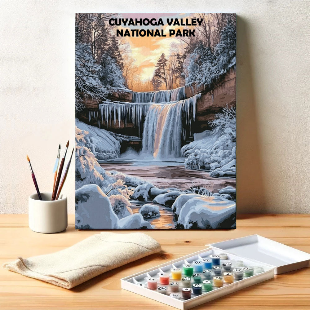 Cuyahoga Valley National Park Winter | Paint by Numbers Kit