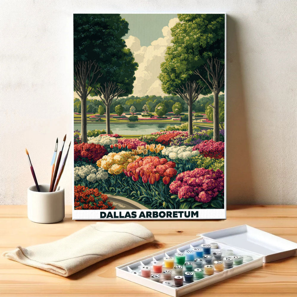 Dallas Arboretum | Paint by Numbers Kit