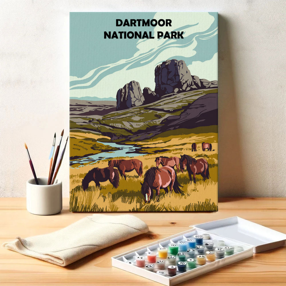 Dartmoor UK National Park | Paint by Numbers Kit