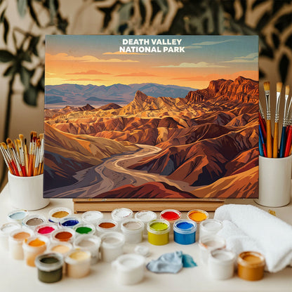 Death Valley National Park - Landscape | Paint by Numbers Kit