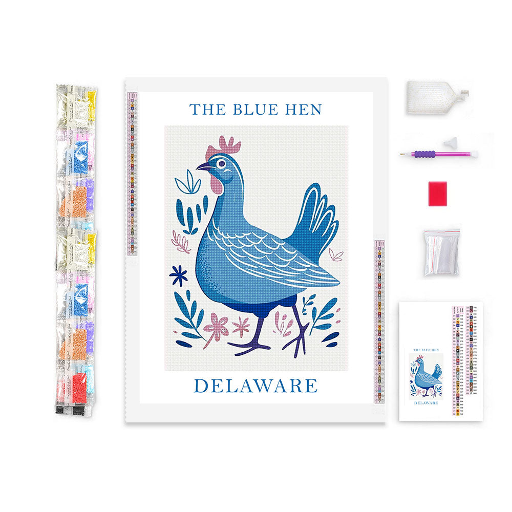 Delaware State Bird Diamond Painting