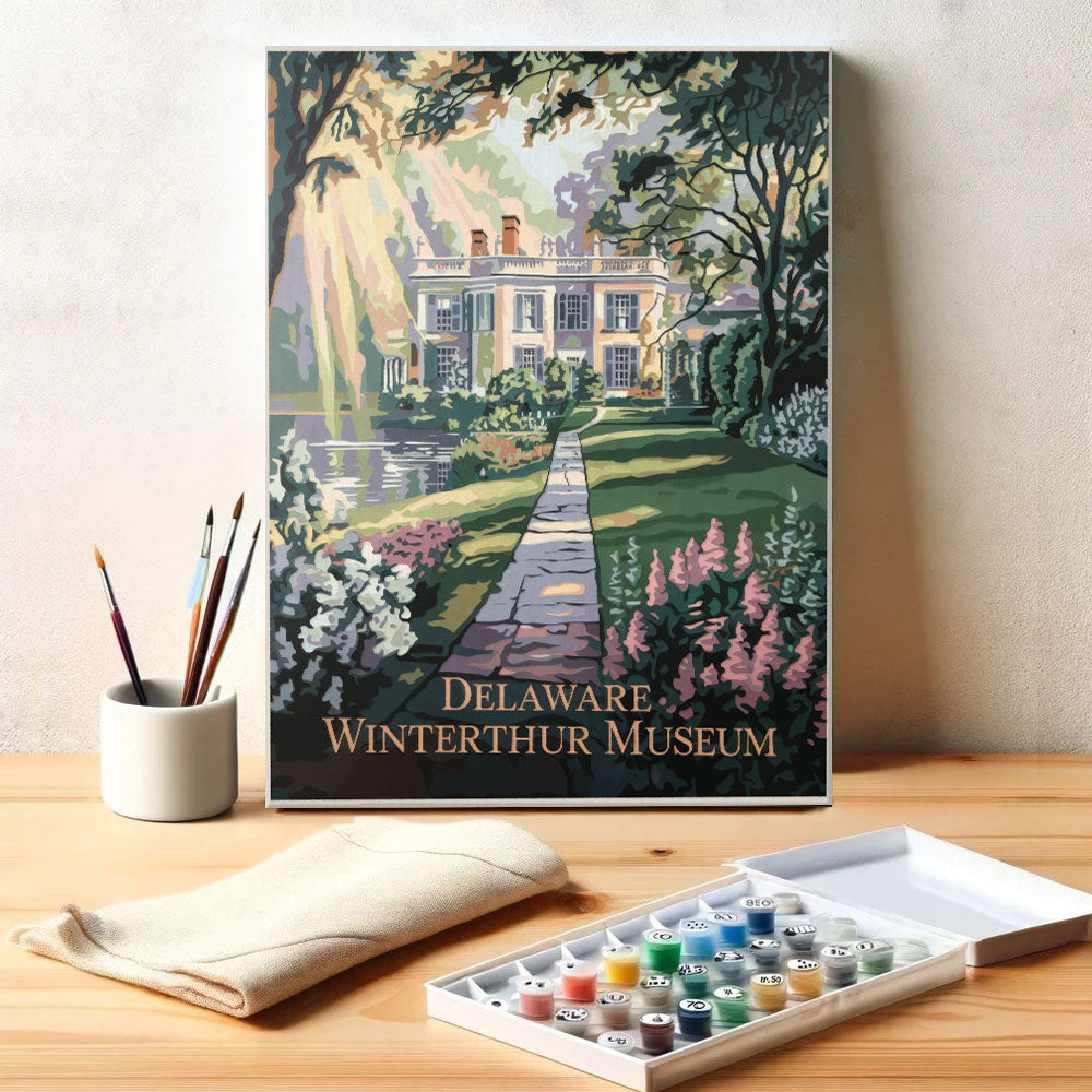 Delaware - Winterthur Museum | Paint by Numbers Kit