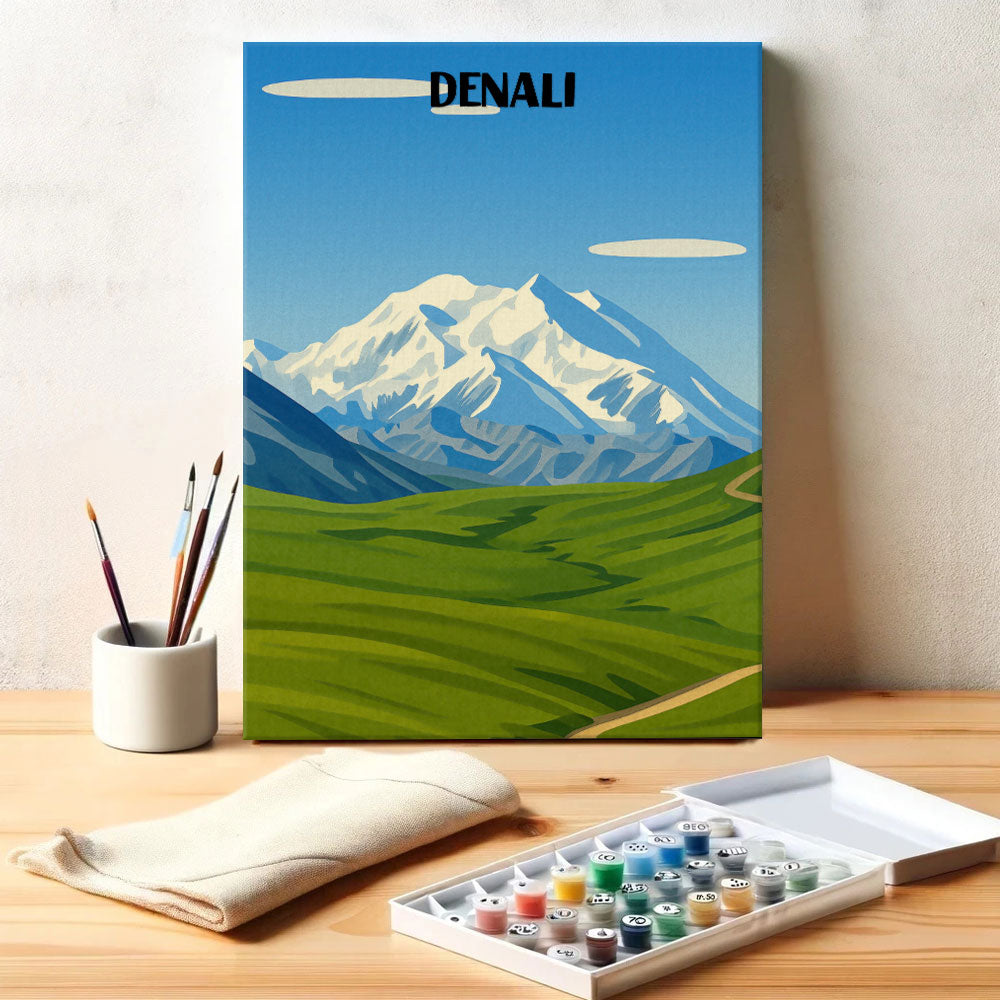 Denali National Park Beginner | Paint by Numbers Kit