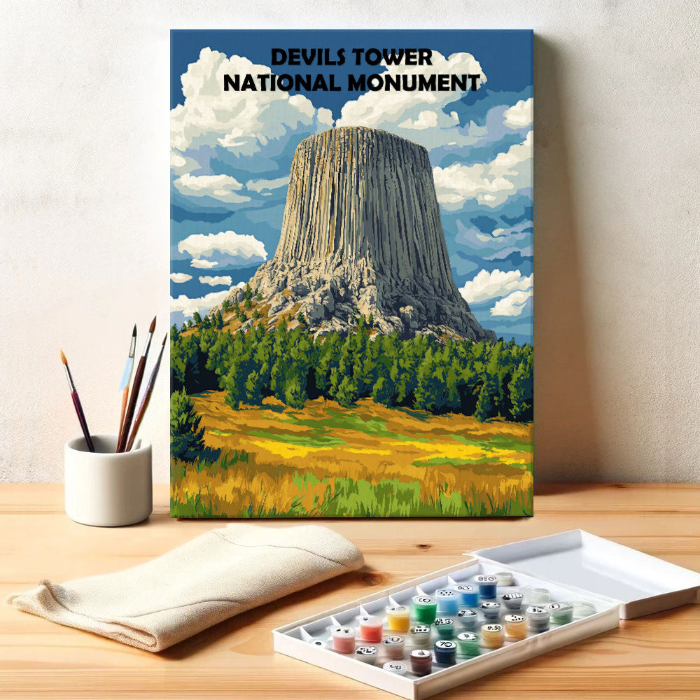 Devils Tower National Monument | Paint by Numbers Kit