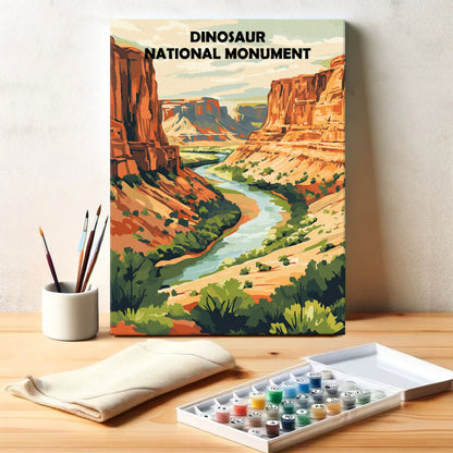 Dinosaur National Monument | Paint by Numbers Kit