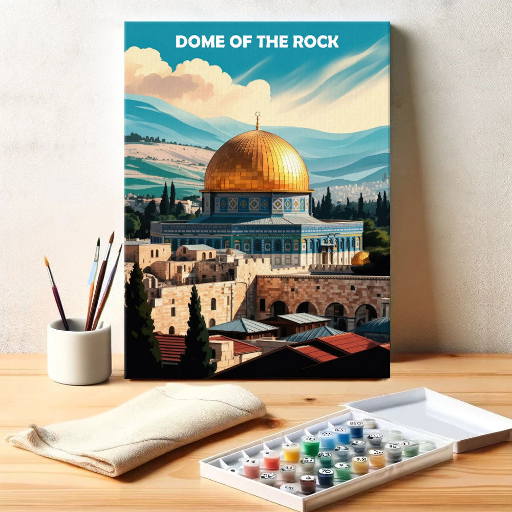 Dome of the Rock, Jerusalem - World Heritage | Paint by Numbers Kit