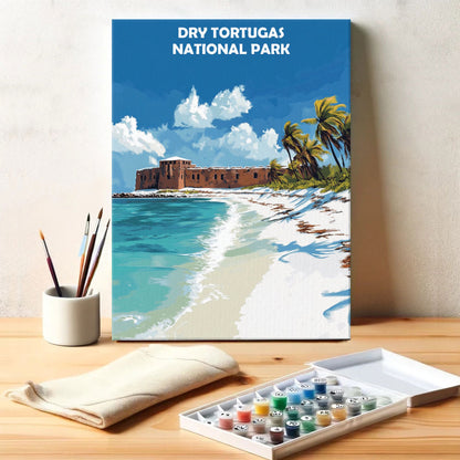 Dry Tortugas National park Winter | Paint by Numbers Kit