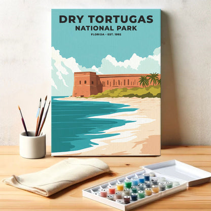 Dry Tortugas National Park Heritage Edition | Paint by Numbers Kit