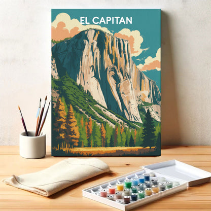 El Capitan - Yosemite National Park | Paint by Numbers Kit