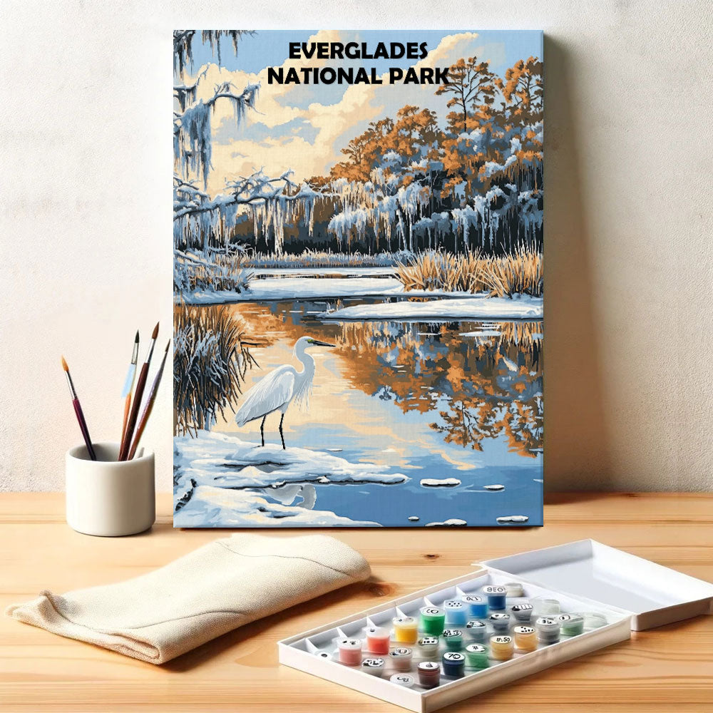 Everglades National Park Winter | Paint by Numbers Kit