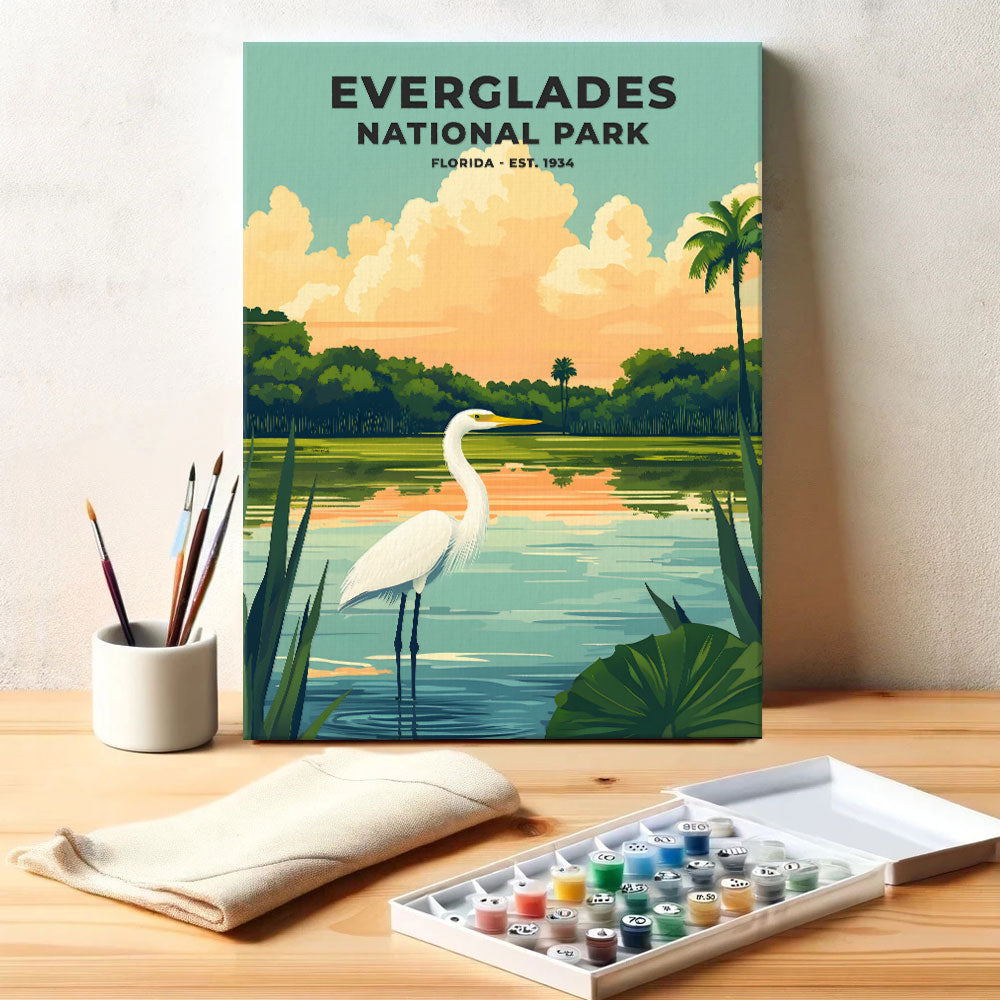 Everglades National Park Heritage Edition | Paint by Numbers Kit