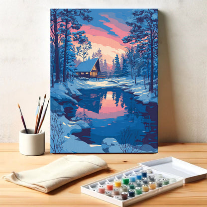 Frozen Stream | Paint by Numbers Kit