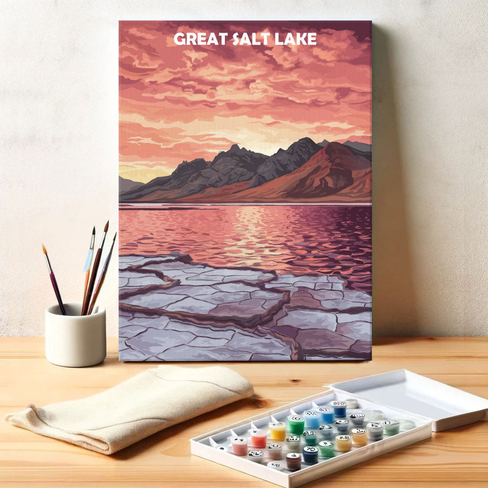 Great Salt Lake | Paint by Numbers Kit