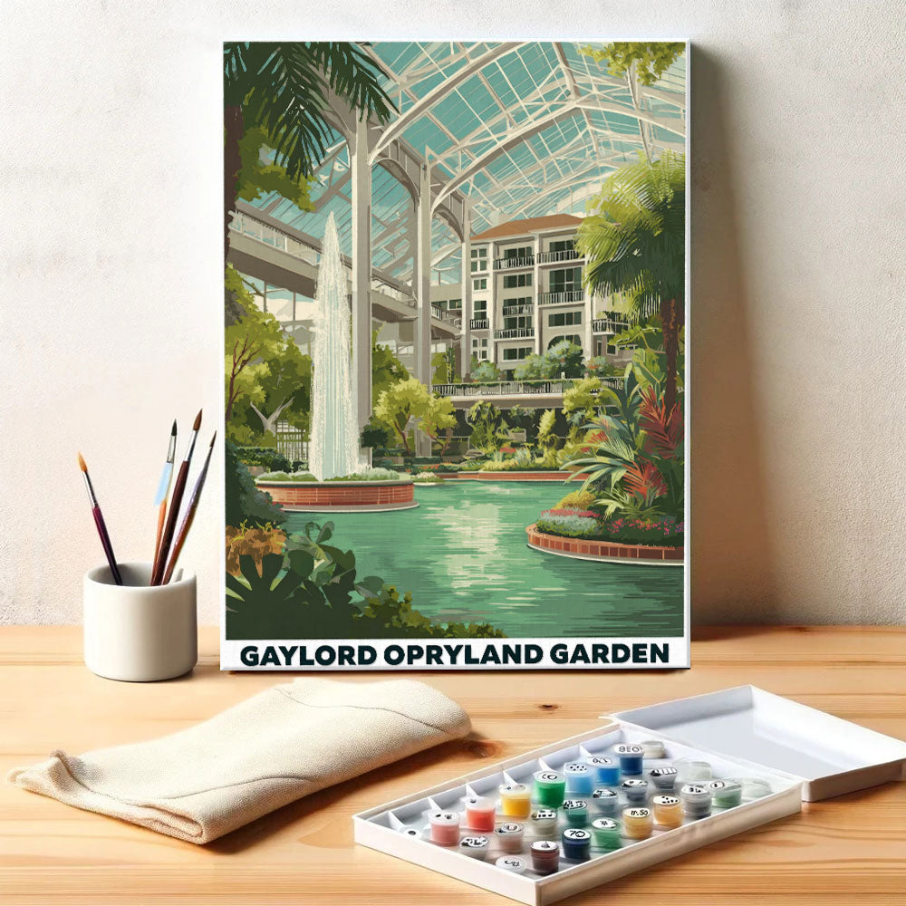 Gaylord Opryland Garden | Paint by Numbers Kit