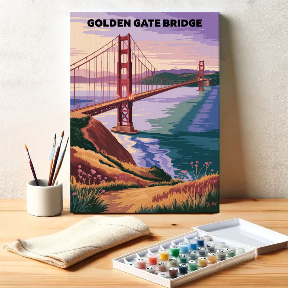Golden Gate Bridge, USA | Paint by Numbers Kit