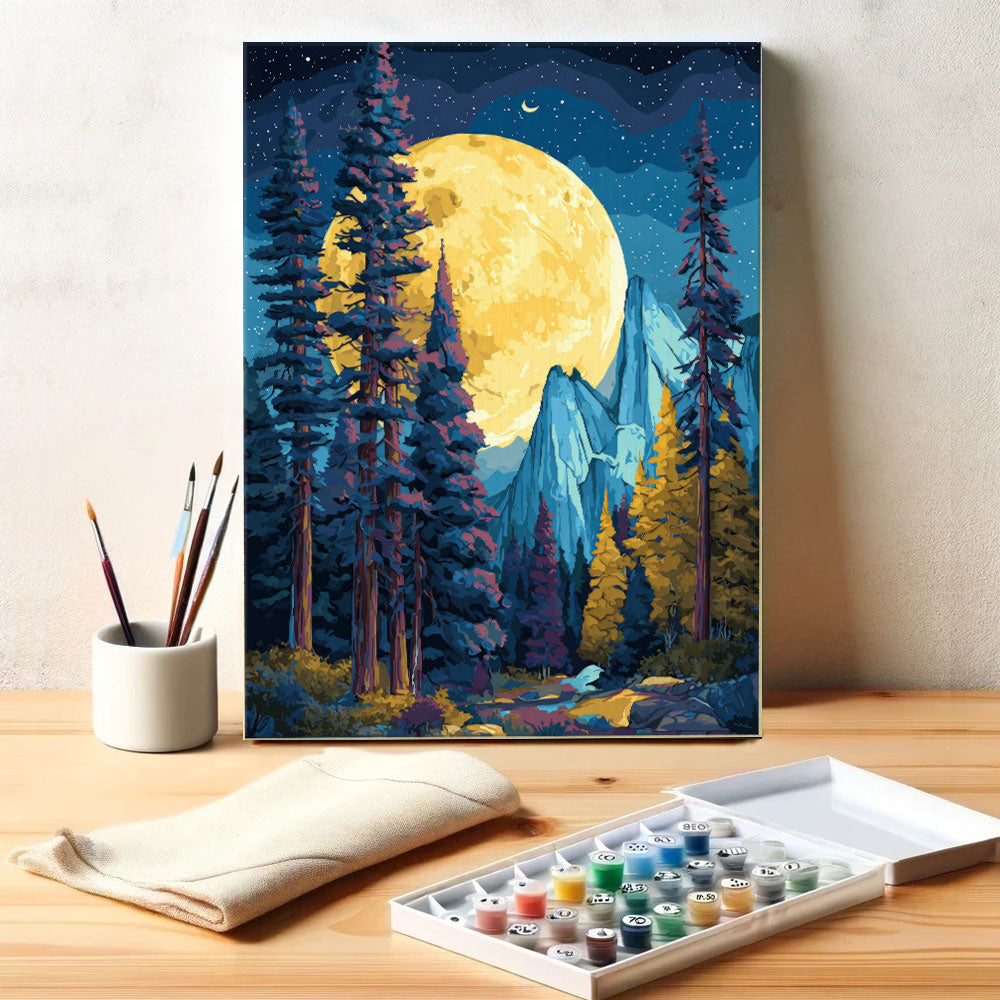 Golden Moon | Paint by Numbers Kit