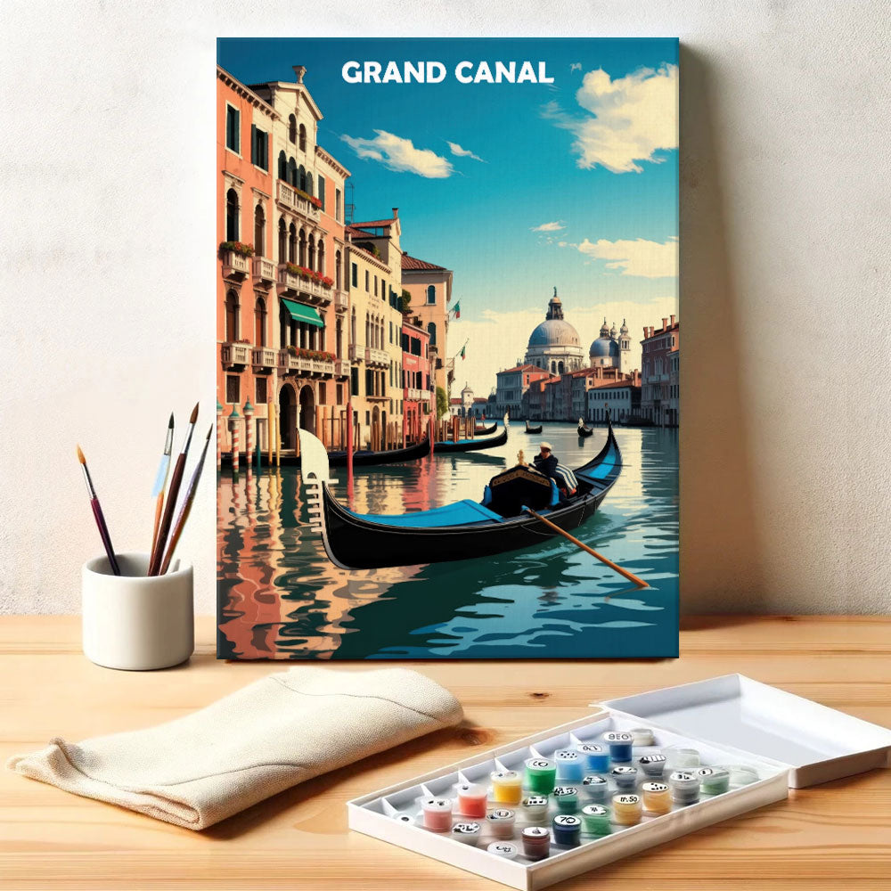 Grand Canal, Italy - World Heritage | Paint by Numbers Kit
