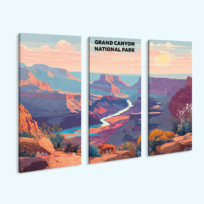 Grand Canyon National Park | 3 Panel Paint by Numbers Kit