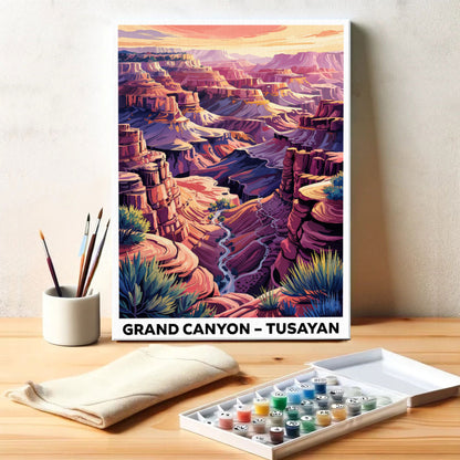 Grand Canyon, Tusayan | US Landmark | Paint by Numbers Kit