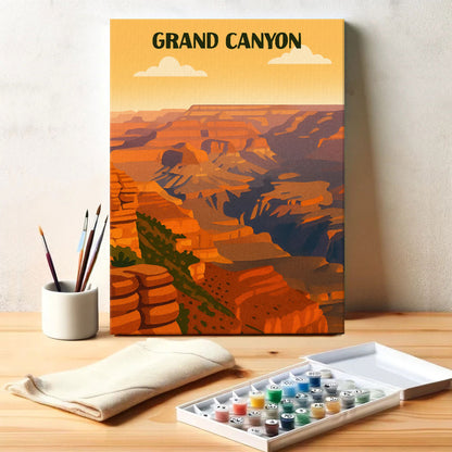 Grand Canyon National Park Beginner | Paint by Numbers Kit