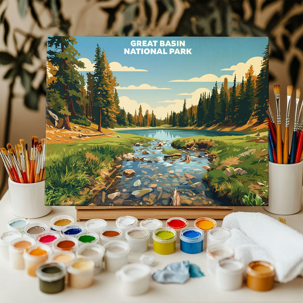 Great Basin National Park - Landscape | Paint by Numbers Kit