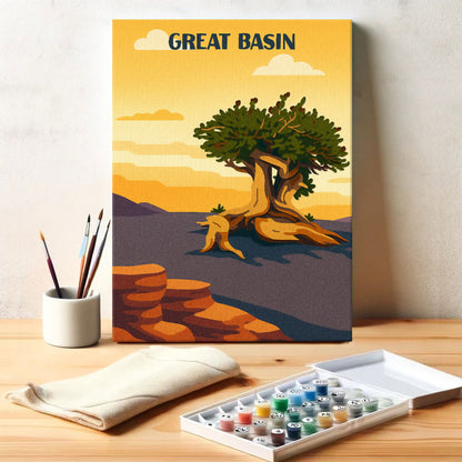 Great Basin National Park Beginner | Paint by Numbers Kit