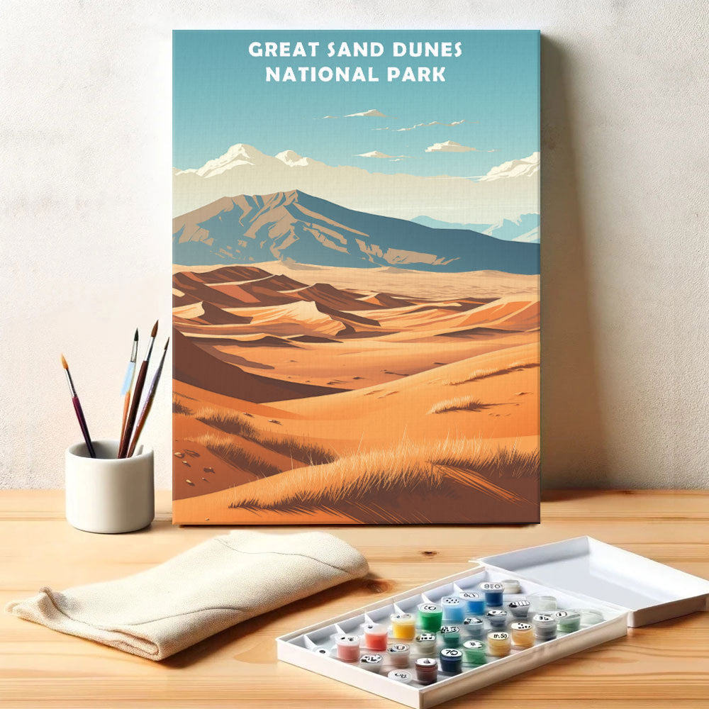 Great Sand Dunes National Park | Paint by Numbers Kit