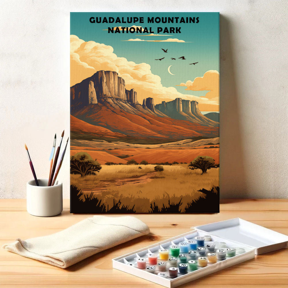 Guadalupe Mountains National Park | Paint by Numbers Kit