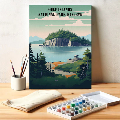 Gulf Islands National Park Reserve | Paint by Numbers Kit