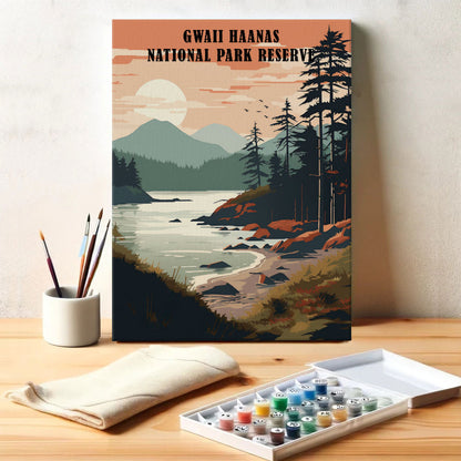 Gwaii Haanas National Park Reserve | Paint by Numbers Kit